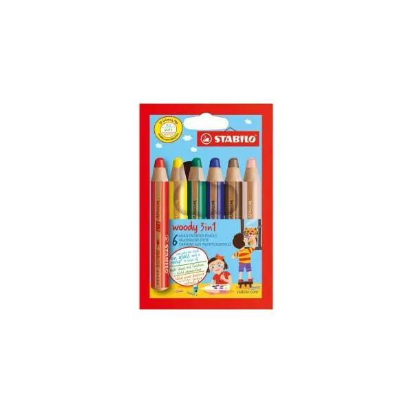 STABILO 252744 WOODY 6ks