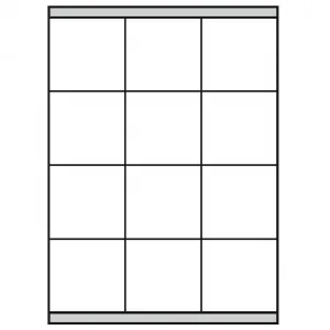 Etikety univerzálne 70x67,7mm Agipa A4 100 hárkov