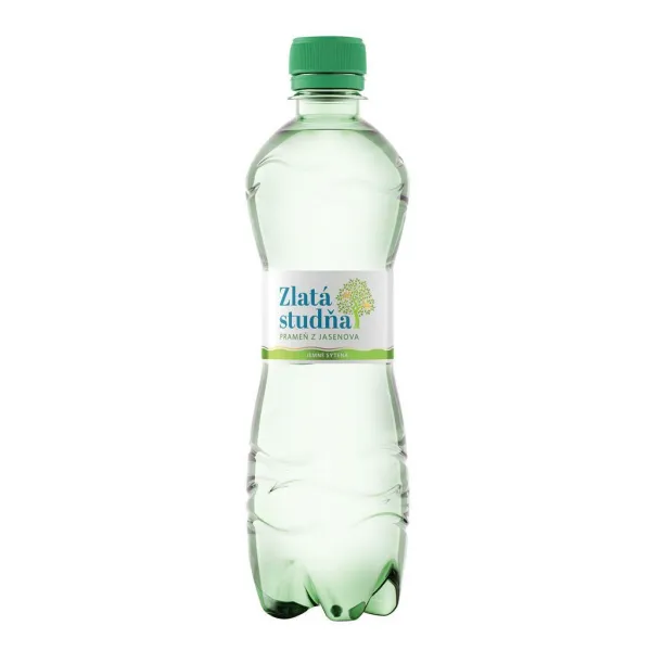 Pramenitá voda Zlatá studňa jemne sýtená 12 x 0,5 ℓ