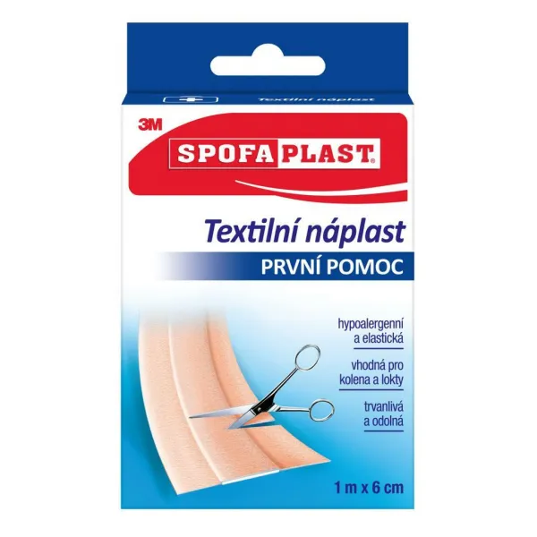 3M Spofaplast 154 Textilná elastická náplasť 1 m x 6 cm