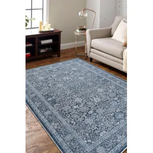Koberec ANTIGUA 518 74 KB500 OSTA - Kvety / rám, granátový