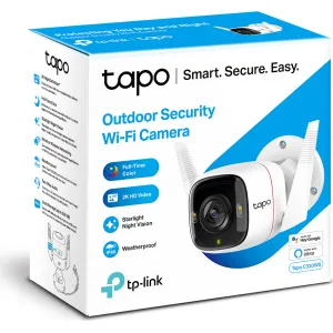 TP-Link Tapo C320WS venkovní kamera, (4MP, 2K QHD 1440p, WiFi, IR 30m, micro SD card)