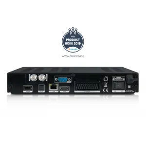 NoName AB-COM CryptoBox 750HD (sat.prijímač, 1xčítačka, 1xCI slot, VFD displej, HDMI, SCART, USB, LAN, H.265)