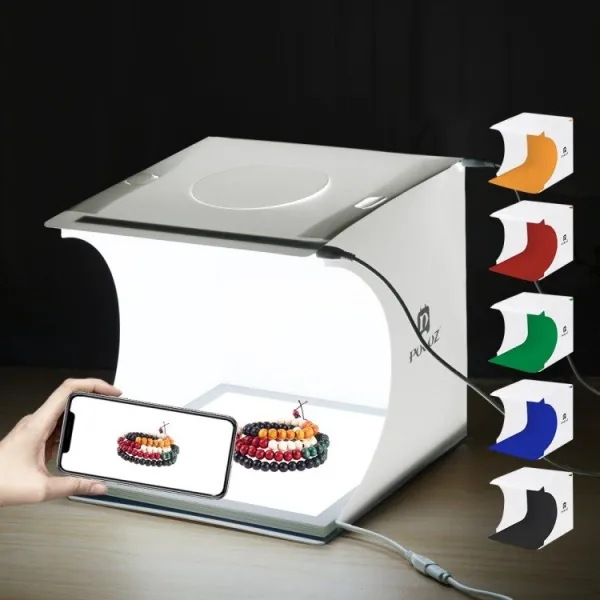 Fotostudio Puluz 20cm LED 1100 lumenů stínová podložka PU5137 Varianta: uniwersalny