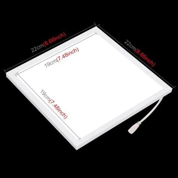 Fotostudio Puluz 20cm LED 1100 lumenů stínová podložka PU5137 Varianta: uniwersalny
