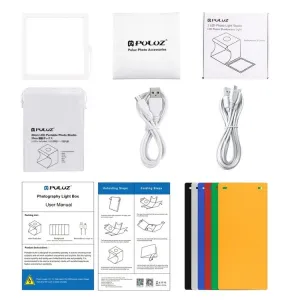 Fotostudio Puluz 20cm LED 1100 lumenů stínová podložka PU5137 Varianta: uniwersalny