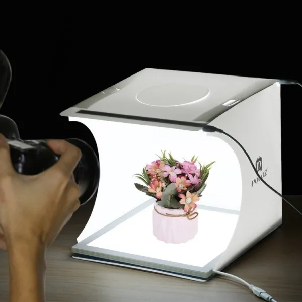 Fotostudio Puluz 20cm LED 1100 lumenů stínová podložka PU5137 Varianta: uniwersalny