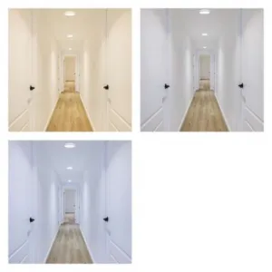 EMOS Lighting LED prisadené svietidlo, kruhové, biele, 12,5W, CCT