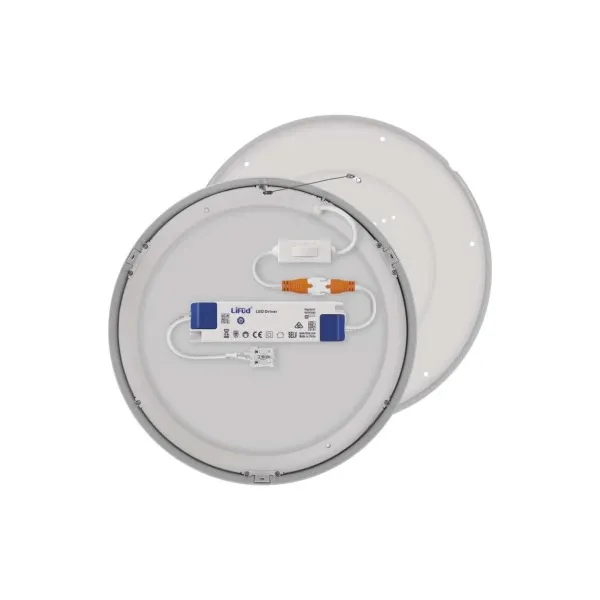 EMOS Lighting LED prisadené svietidlo, kruhové, biele, 28,5W, CCT