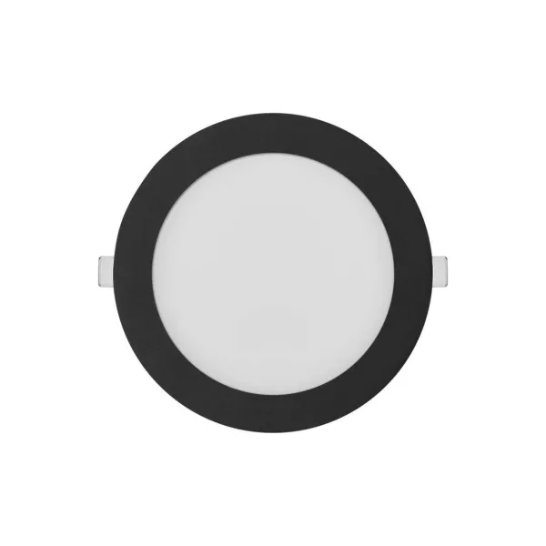 EMOS Lighting LED vstavané svietidlo NEXXO, kruhové, čierne, 12W, CCT