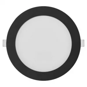 EMOS Lighting LED vstavané svietidlo NEXXO, kruhové, čierne, 12W, CCT