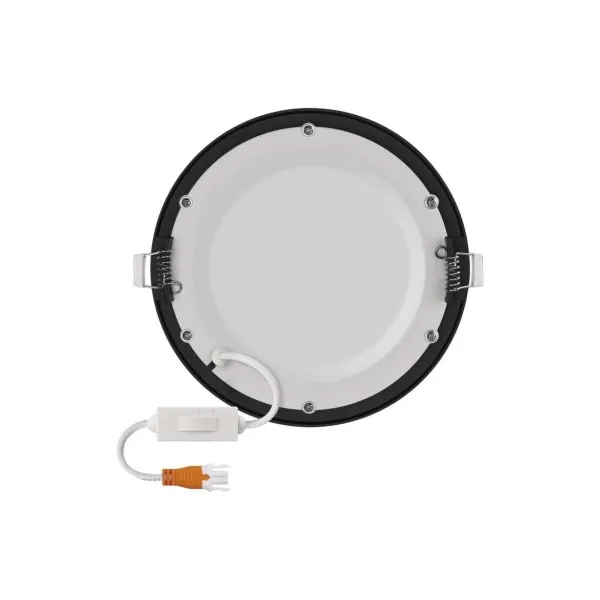 EMOS Lighting LED vstavané svietidlo NEXXO, kruhové, čierne, 12W, CCT