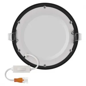 EMOS Lighting LED vstavané svietidlo NEXXO, kruhové, čierne, 12W, CCT