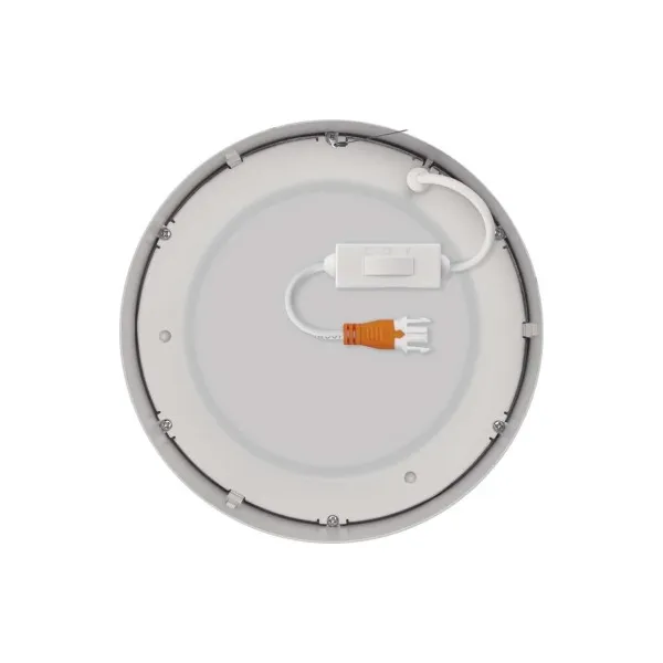 EMOS Lighting LED prisadené svietidlo, kruhové, biele, 12,5W, CCT