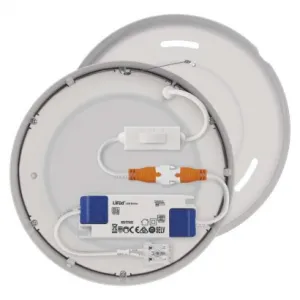 EMOS Lighting LED prisadené svietidlo, kruhové, biele, 12,5W, CCT