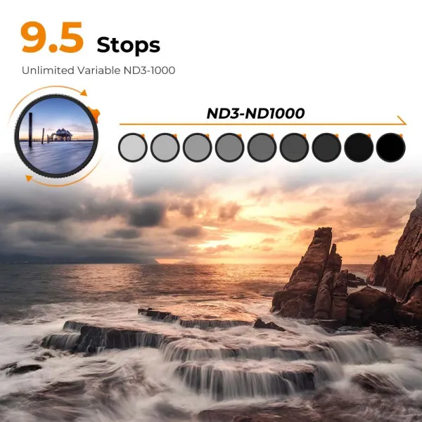 K&F Concept 67 mm variabilný ND filter ND3-ND1000 21396