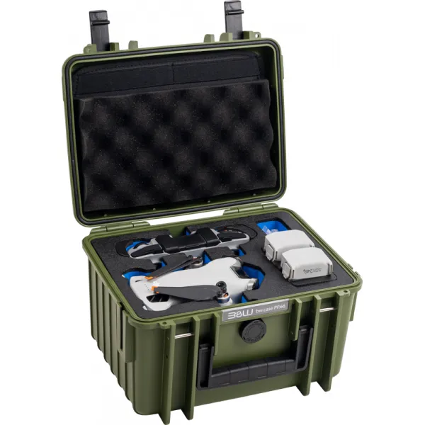 B&W Cases Outdoor Case 2000 B&W for DJI Mini 4 Pro (green)