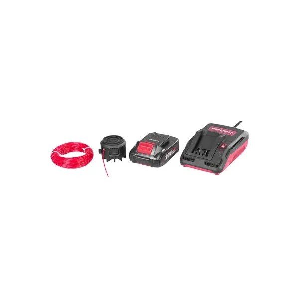 Vyžínač Worcraft CGT-S20LiSTA ShareSYS, 20V Li-ion, 24 cm, SET nylónová hlava, silón, akumulátor a nabíjačka
