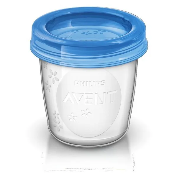 Avent VIA Poháriky s vrchnákom 180 ml 5 ks 8710103671688