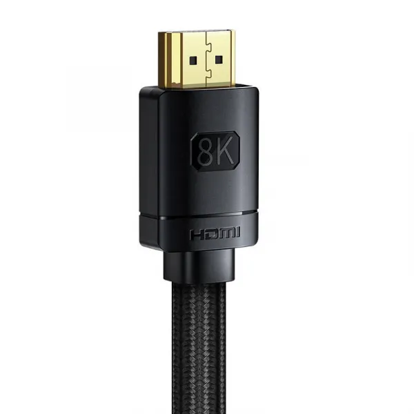 Kábel HDMI na HDMI Baseus s vysokým rozlíšením 1,5 m, 8K (čierny) 036271