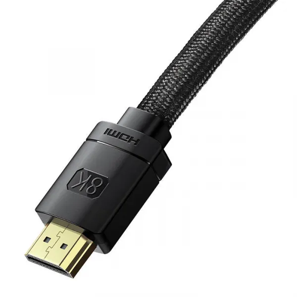 Kábel HDMI na HDMI Baseus s vysokým rozlíšením 1,5 m, 8K (čierny) 036271