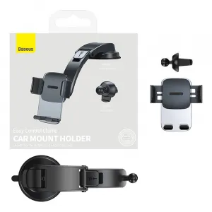 Držiak do auta Baseus Easy Control Clamp s ramenom SET čierny