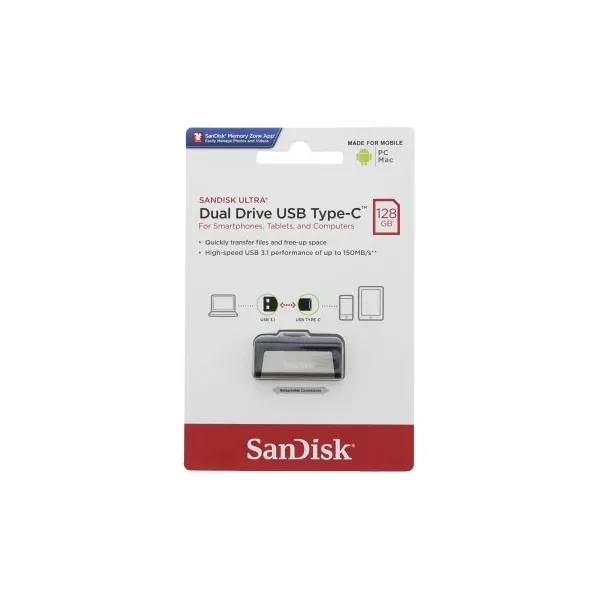 SanDisk Ultra Dual USB-C Drive 128 GB 85235110