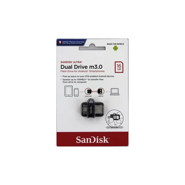 SanDisk Ultra Dual USB Drive m3.0 16 GB 85235110