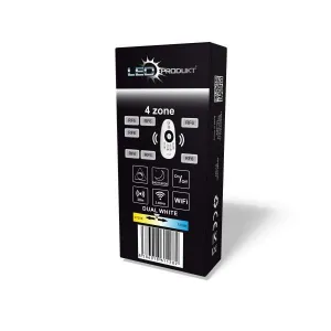 LEDprodukt LED ovládač RF6 - 4 okruhy - Dual White
