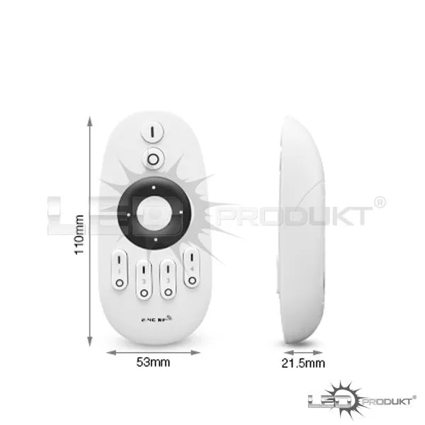 LEDprodukt LED ovládač RF6 - 4 okruhy - Dual White