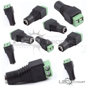 LEDprodukt DC konektor - Samica (LED pásik - adaptér)