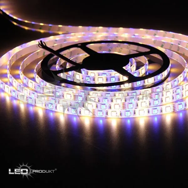 LEDprodukt LED pásik 60LED/m SMD5050 12W/m IP65 RGB-WW (RGB+teplá biela) 12V