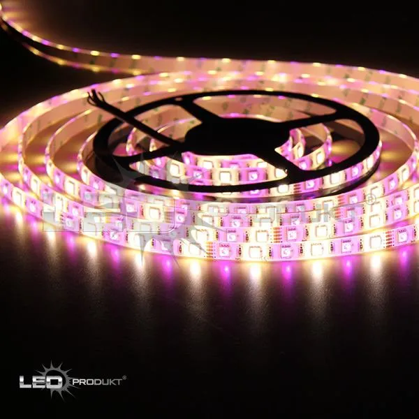 LEDprodukt LED pásik 60LED/m SMD5050 12W/m IP65 RGB-WW (RGB+teplá biela) 12V