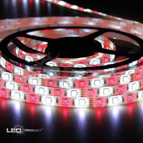 LEDprodukt LED pásik 60LED/m SMD5050 12W/m IP65 RGB-CW (RGB+studená biela) 12V