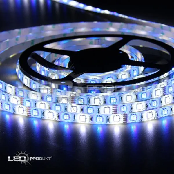LEDprodukt LED pásik 60LED/m SMD5050 12W/m IP65 RGB-CW (RGB+studená biela) 12V