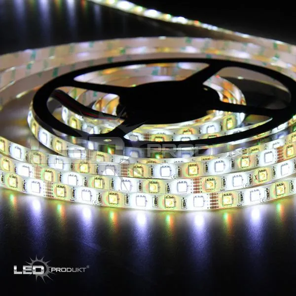 LEDprodukt LED pásik 60LED/m SMD5050 12W/m IP65 RGB-CW (RGB+studená biela) 12V