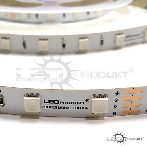 LEDprodukt PROFI LED pásik SMD5050 10W/m RGB 48LED/m IP20, 24V