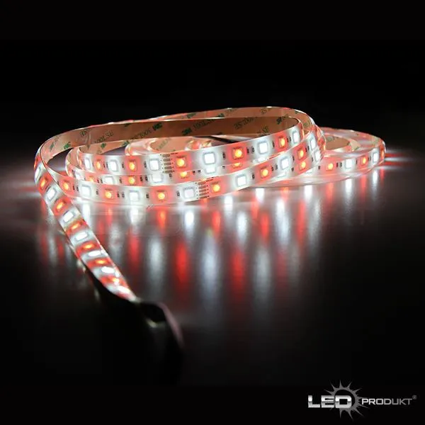 LEDprodukt PROFI LED pásik 60LED/m SMD5050 14,4W/m RGB-W (RGB+studená biela) IP65 24V