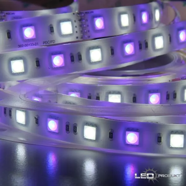 LEDprodukt PROFI LED pásik 60LED/m SMD5050 14,4W/m RGB-W (RGB+studená biela) IP65 24V