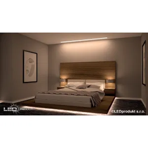 LEDprodukt PROFI LED pásik 128LED/m SMD2835 9,6W/m teplá biela IP65 24V - vysokosvietivý