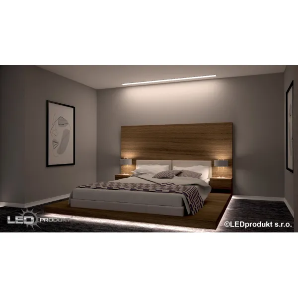 LEDprodukt PROFI LED pásik 128LED/m SMD2835 9,6W/m neutrálna biela IP20 24V - vysokosvietivý