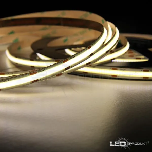 LEDprodukt 2m PROFI COB 480LED/m 10W/m IP20 12V neutrálna b. - KOMPLETNÁ SADA