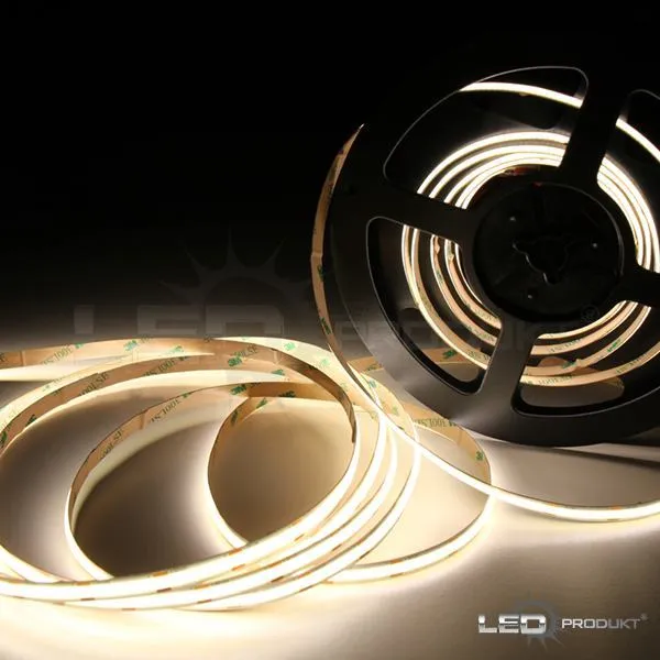 LEDprodukt 2m PROFI COB 480LED/m 10W/m IP20 12V neutrálna b. - KOMPLETNÁ SADA