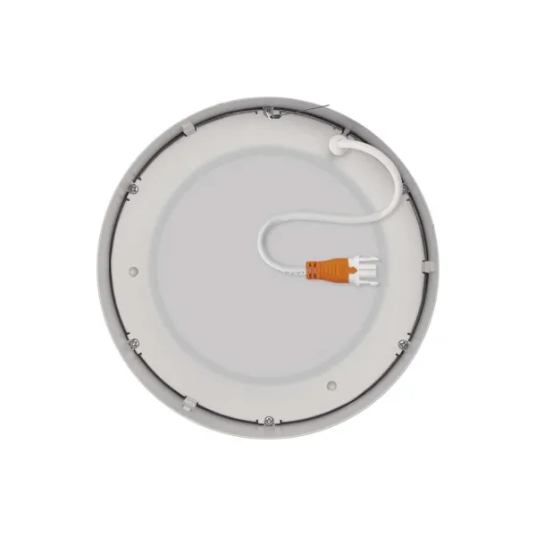 EMOS Lighting LED prisadené svietidlo, kruhové, biele, 12,5W, Neutrálna biela