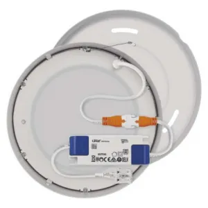 EMOS Lighting LED prisadené svietidlo, kruhové, biele, 12,5W, Neutrálna biela