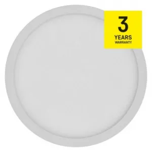 EMOS Lighting LED prisadené svietidlo, kruhové, biele, 12,5W, Neutrálna biela