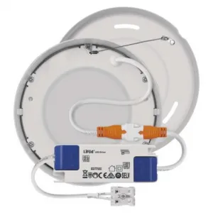 EMOS Lighting LED prisadené svietidlo NEXXO, kruhové, biele, 7,6W,Neutrálna biela