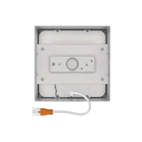 EMOS Lighting LED prisadené svietidlo, štvorec, biele, 7,6W,Neutrálna biela
