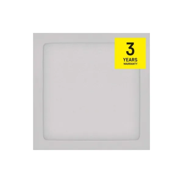 EMOS Lighting LED prisadené svietidlo, štvorec, biele, 7,6W,Neutrálna biela