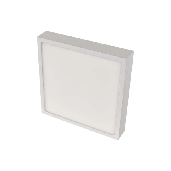 EMOS Lighting LED prisadené svietidlo, štvorec, biele, 12,5W,Neutrálna biela